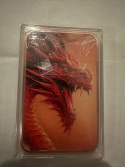 5 oz .999 Fine Copper Colorized Dragon Bar – Collectible