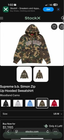 Supreme BB simon zip up