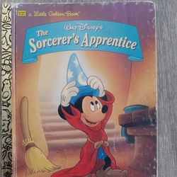 Vintage #Golden Book #Disney Sorcerer's Apprentice 