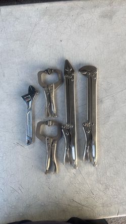 Vise-grip,and wrench new