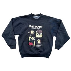 Vintage Warner Bros Taz Omnivorious Devilous Crewneck Size Large Made In USA
