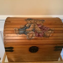 Tole Painted Chest