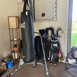 Century Heavy Bag Stand With Everlast Bag