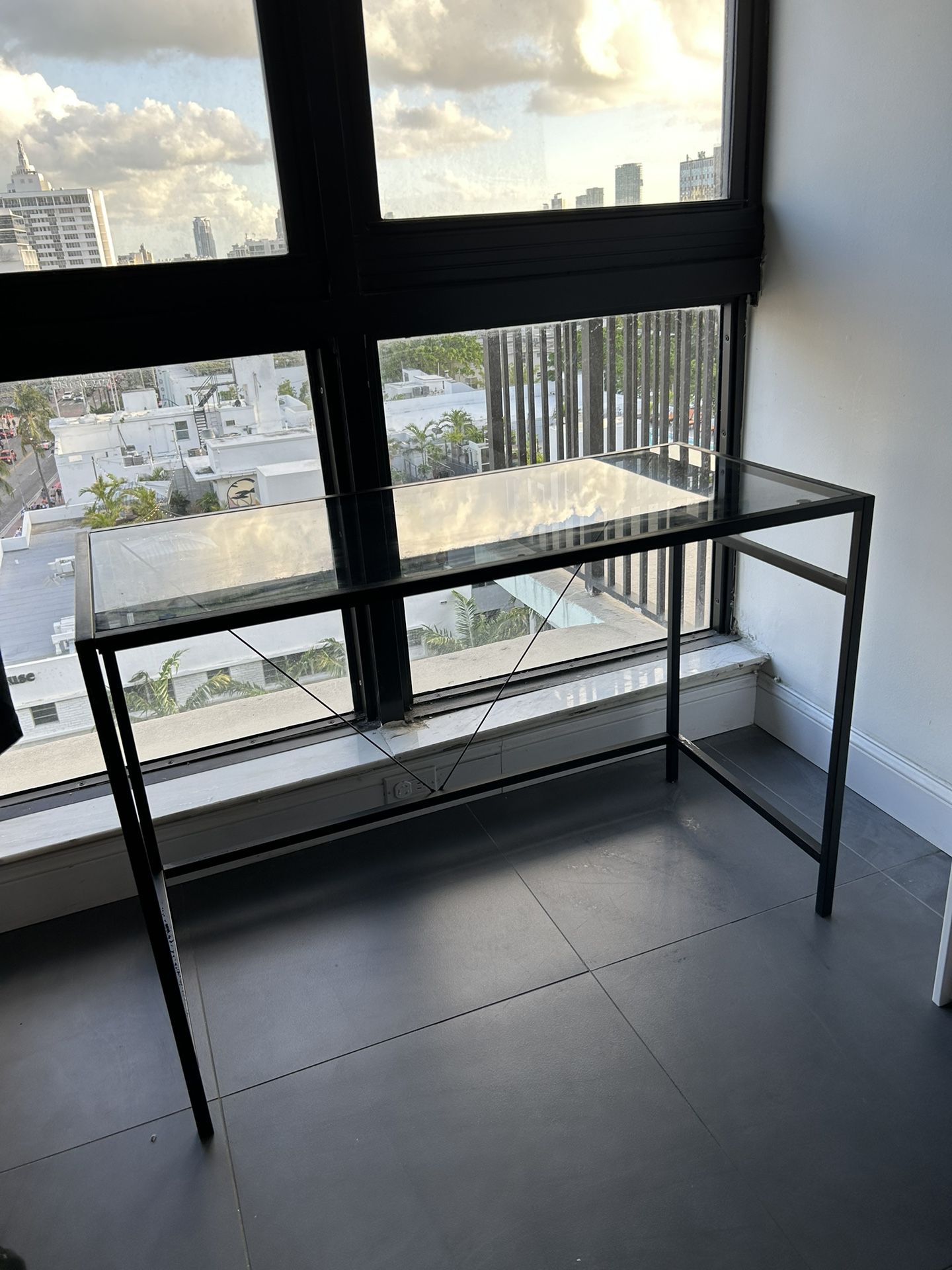 Glass Desk  (2 Available)