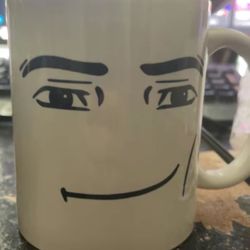 Roblox Man Face Mug
