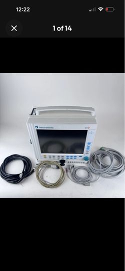 GE Datex-Ohmeda S/5 Compact w/ Modules - ECG, NIBP, Spo2, Gas