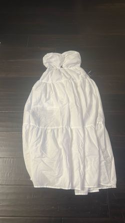 New forever 21 white tube top maxi dress