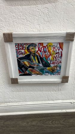 Hand painted abstract artist work