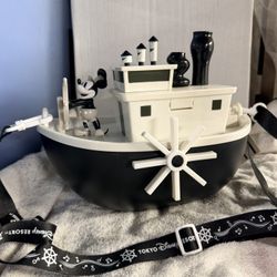 Steamboat Willie Tokyo Disney Disneyland Popcorn Bucket NWT