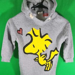 Peanuts Woodstock Hoodie Sweatshirt Junior Size 5 Kids