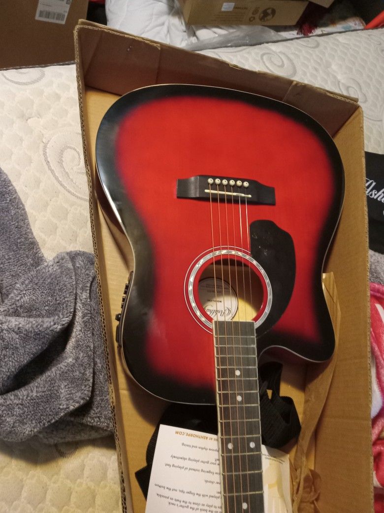 Red Guitar Astherper