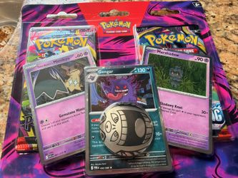 Pokémon Gengar TCG Cards Bundle with Coin