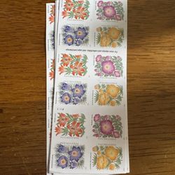 10 X Mountain Flora Booklet Of 20 Forever Stamps 2022 Total 200 Stamps