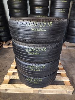 265 65R 18 USED TIRES MICHELIN 2656518 USED TIRES (SET) MOUNT BALANCE INCLUDED