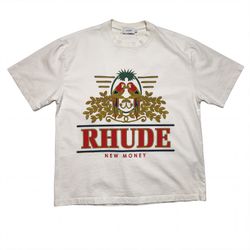 RHUDE Parakeet New Money Graphic T-Shirt Size M