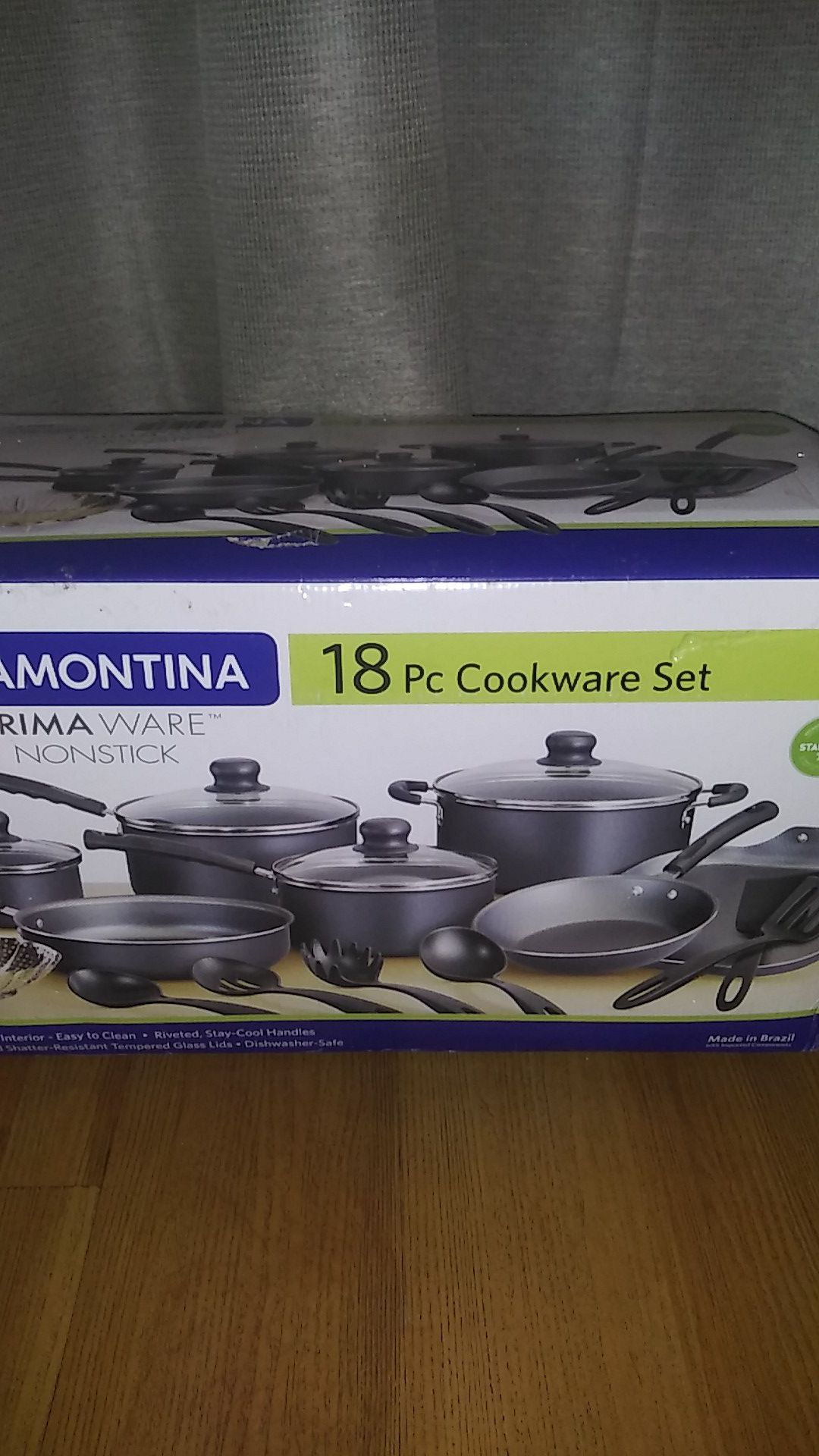 Tramontina 18 pc . non-stick cookware