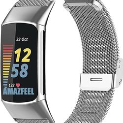2 Pack Fitbit Charge Stainless Steel Watch Bamds