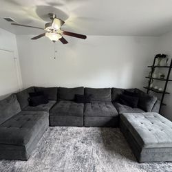 Couch - Sectional - Dark Grey