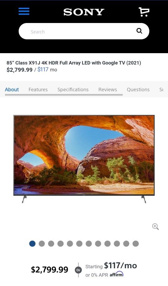 85in 4K TV- EXCELLENT Condition!