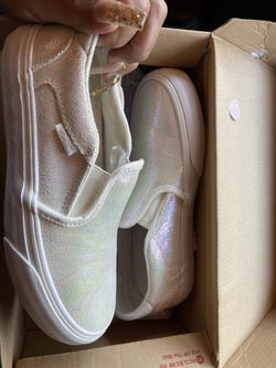 Florecent Cute Vans For Girls/woman Size 6.5