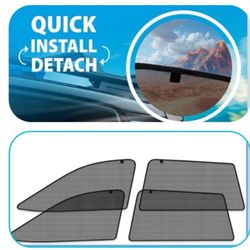 New! CLIM ART Magnetic Car Window Shades for Toyota RAV4 (2019 - 2025)