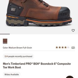 Timberland PR BOONDOCK 1 COMPOSITE SAFETY TOE | WATERPROOF NE CONDE EN COMPOSITE I IMPERMEABLE