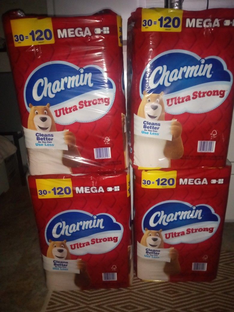 CHARMIN ULTRA STRONG  MEGA. 30=120