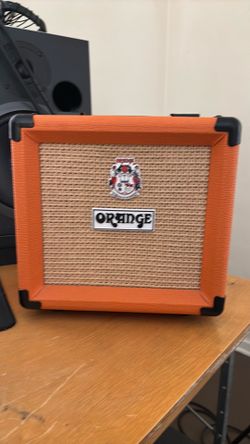 Orange 🍊 Speaker 🔈 Cab. 8” Trades Considered. Closed back. 20 w / 8 ohm
