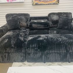 🛋️✨ Upgrade Your Living Room Today!  🔥 Midnite Plush Sleeper Sectional – Now Only $698
