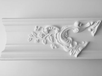 Ornate Crown Molding / Cornice — 8 ft Lengths — New & Open Box