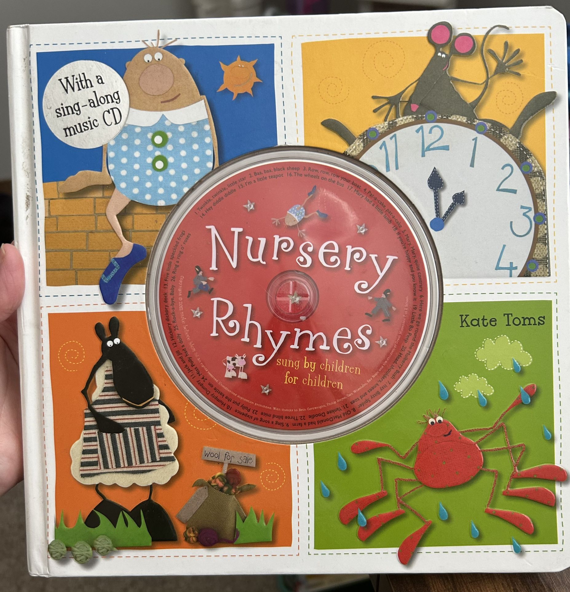 Nursery Rhymes Book & Cd 