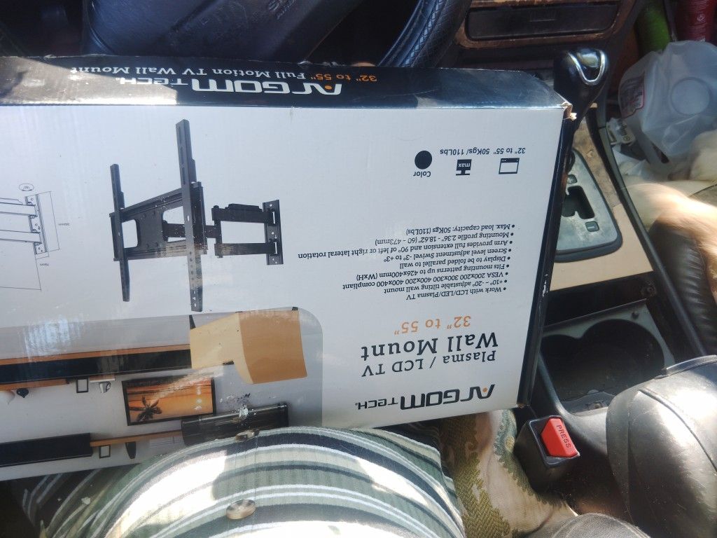 Argon Tech Heavy Duty Complete Swivel N Up N Down Tv Mount 