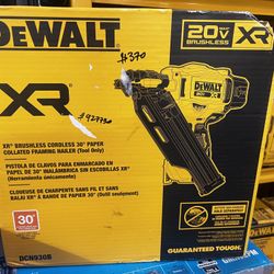 DEWALT 20-Volt 30° Cordless Framing Nailer (Tool-Only)