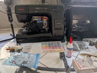 Janome HD3000BE Black Edition Heavy-Duty Sewing Machine + Sewing Bundle