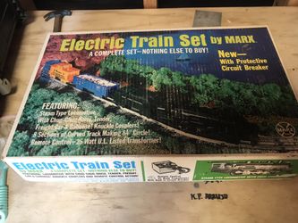 Vintage electric train set by Marx