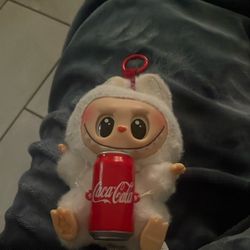 Coke labubu 