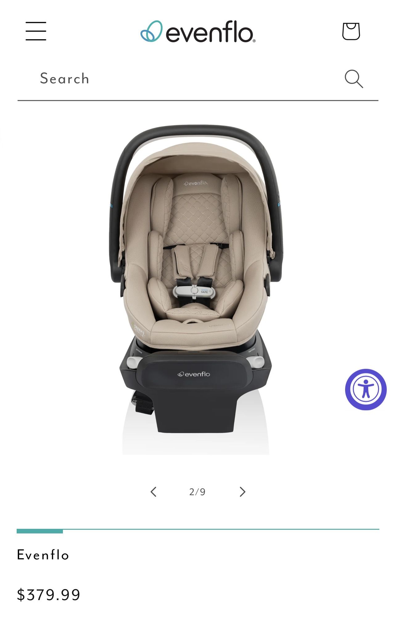 Evenflo Revolve180 Litemax w/ Sensory Soothe