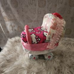HELLO KITTY DIAPER STROLLER 
