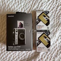 Fujifilm Instax Mini Evo Instant Film Camera BRAND NEW