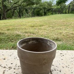 Garden earth stone ceramic  pot planter with drainage 