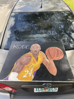 Kobe hand painted portrait