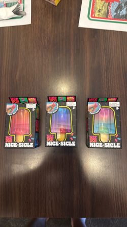 All three Nice-sicle needoh