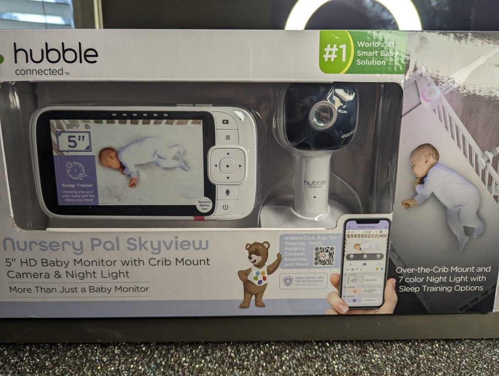 Hubble Connected Nursery Pal SkyView Baby Monitor 