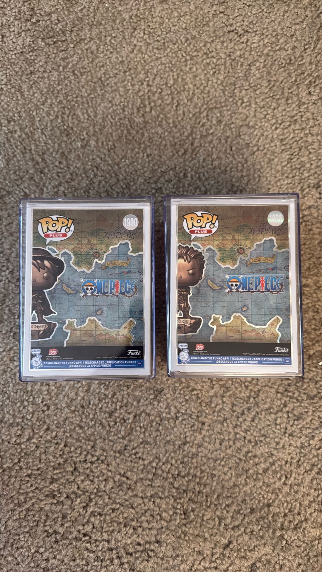 Monkey D. Luffy And Zoro Bronze Statue Funko