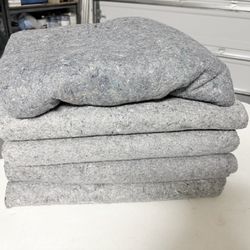 5 Moving Blankets- Used, Good Condition Clean No Damages. 