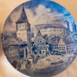 Kaiser W. Germany Stadteteller "Nurnberg" Blue Plate