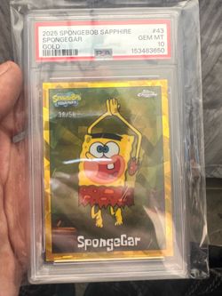 2025 Spongegar Sapphire Gold /50 PSA 10
