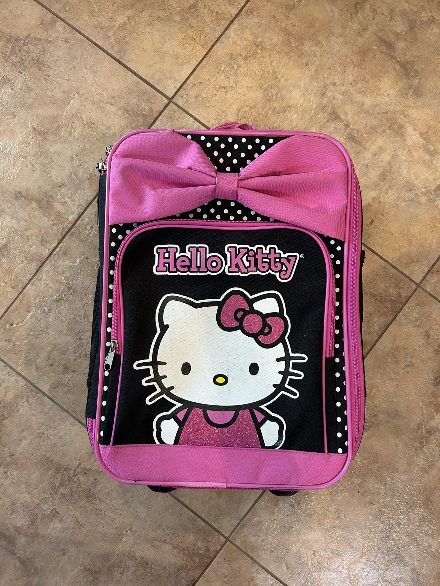 Hello Kitty Travel Suitcase On Wheels