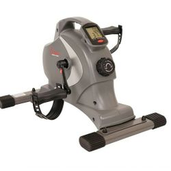 Sunny Health & Fitness Magnetic Mini Exercise Bike with Digital Monitor and 8 Level Resistance