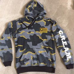 Wu Tang Camouflage Hoodie Sweater Size Medium Rare for Sale